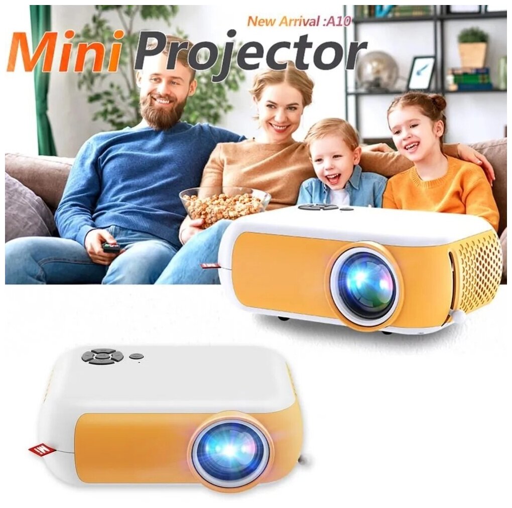 Мини-проектор XPX A10 портативный проектор 1080P