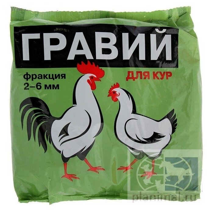 Ваше хозяйство: Гравий для кур,цесарок и молодняка с 2-х мес., фракция 2-6 мм, 1 кг - фотография № 1
