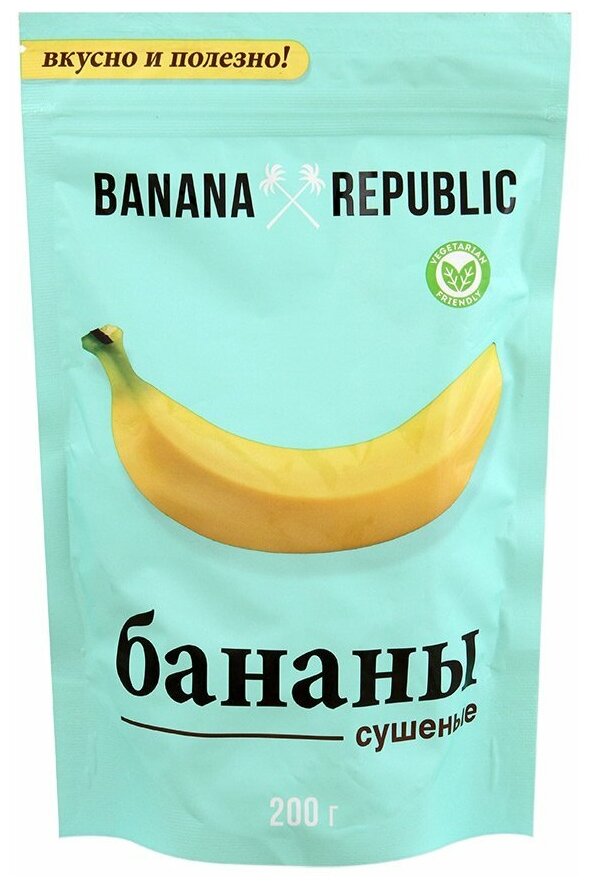 Бананы Banana Republic сушеные, 200 г