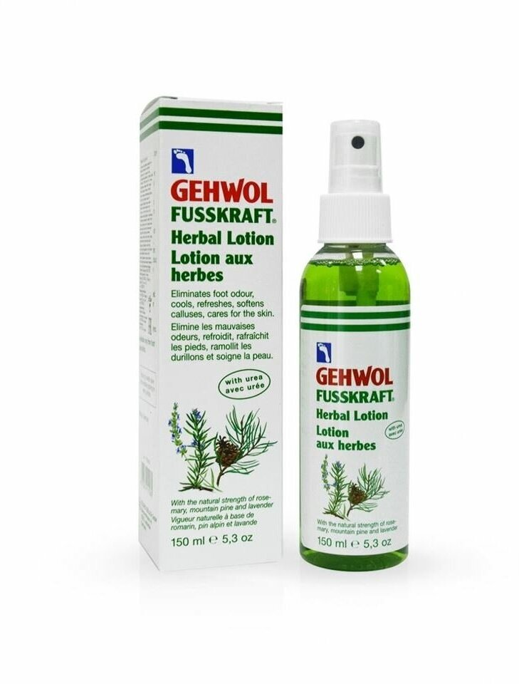 Лосьон Gehwol Fusskraft Krauterlotion, 150 мл