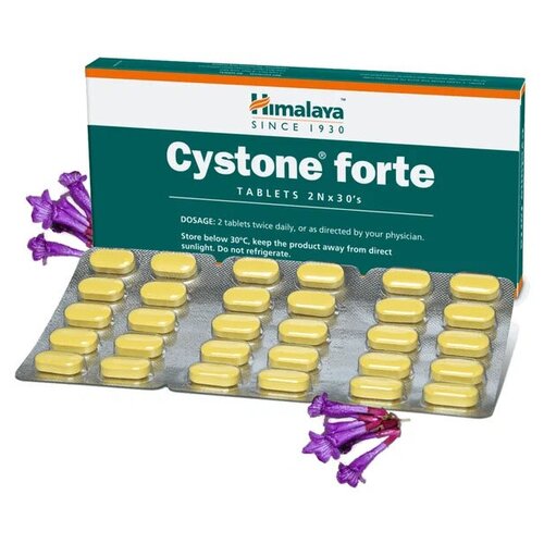 Цистон Форте Хималая (Cystone Forte) Для лечения мочеполовой системы, выводит камни из почек, 60 таб.