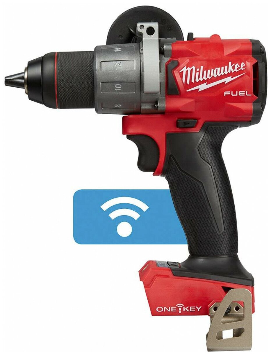 Аккумуляторная дрель-шуруповерт Milwaukee M18 ONEDD2-0X FUEL ONE-KEY 4933464524 без АКБ и ЗУ электроинструмент, подарок на день рождения мужчине, любимому, папе, дедушке, парню