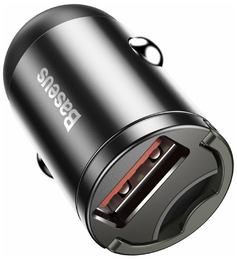 фото Автомобильное зарядное устройство VCHX-A0G Baseus Tiny Star Mini Quick Charge Car Charger USB Port 30W Gray, Серый