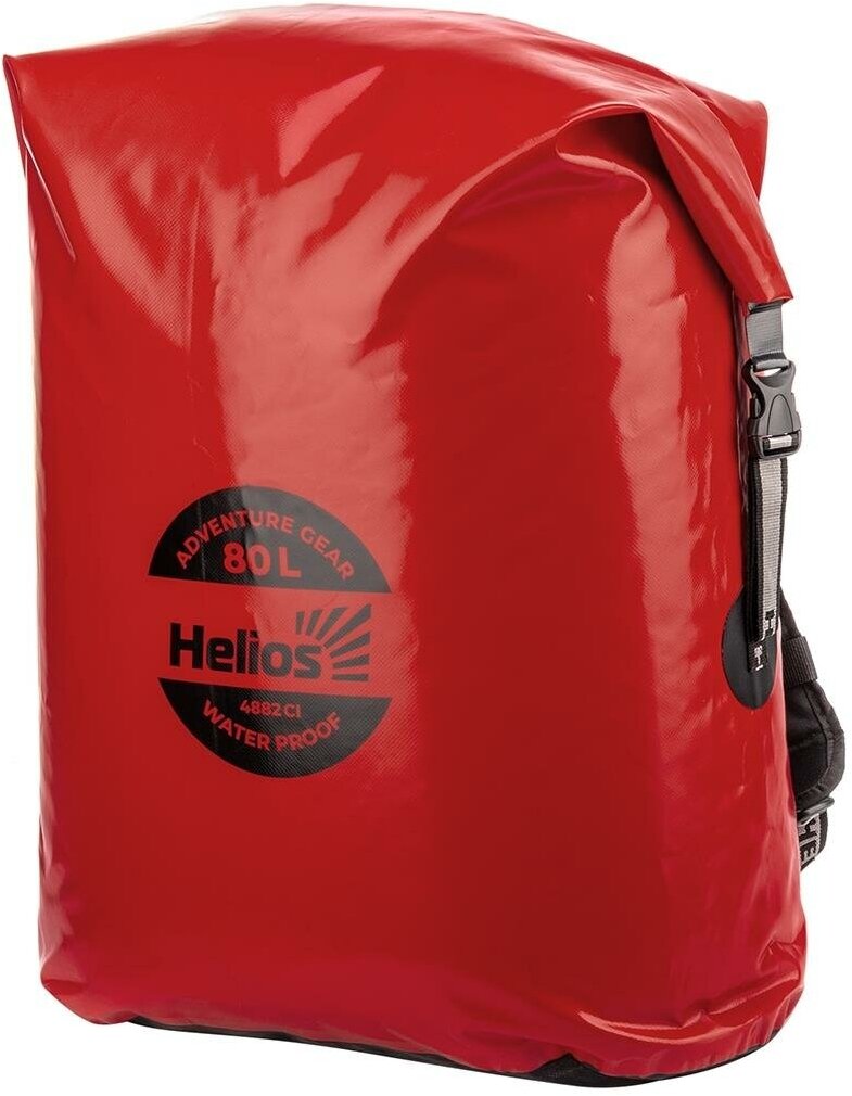 Герморюкзак 80 л (ПВХ, красный/черный) (HS-GR-80-RB) Helios