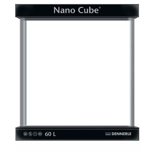 Аквариум Dennerle NanoCube 60 60 л подставка ferplast duo feed 01 1 л 1 л коричневый 2 38 5 см 9 см 20 см