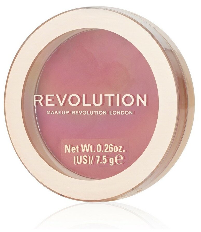 MAKEUP REVOLUTION Сухие румяна для лица BLUSHER RELOADED, Pink Lady: матовые, розовые