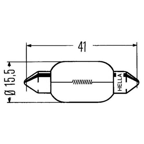 фото Лампа накаливания hella 8gm 002 091-141