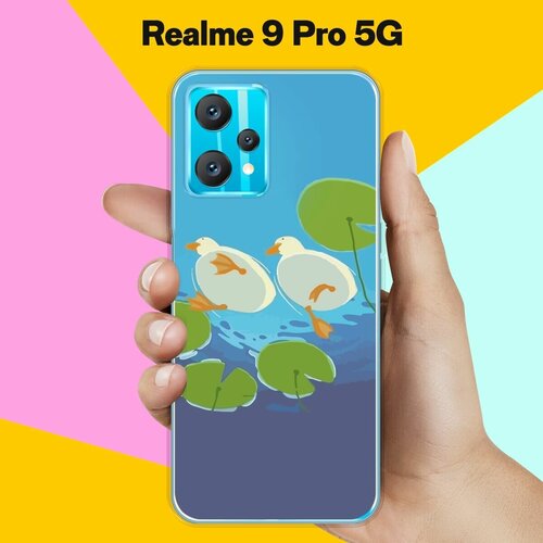 Силиконовый чехол на realme 9 Pro 5G Утки / для Реалми 9 Про силиконовый чехол на realme 9 pro 5g утки для реалми 9 про