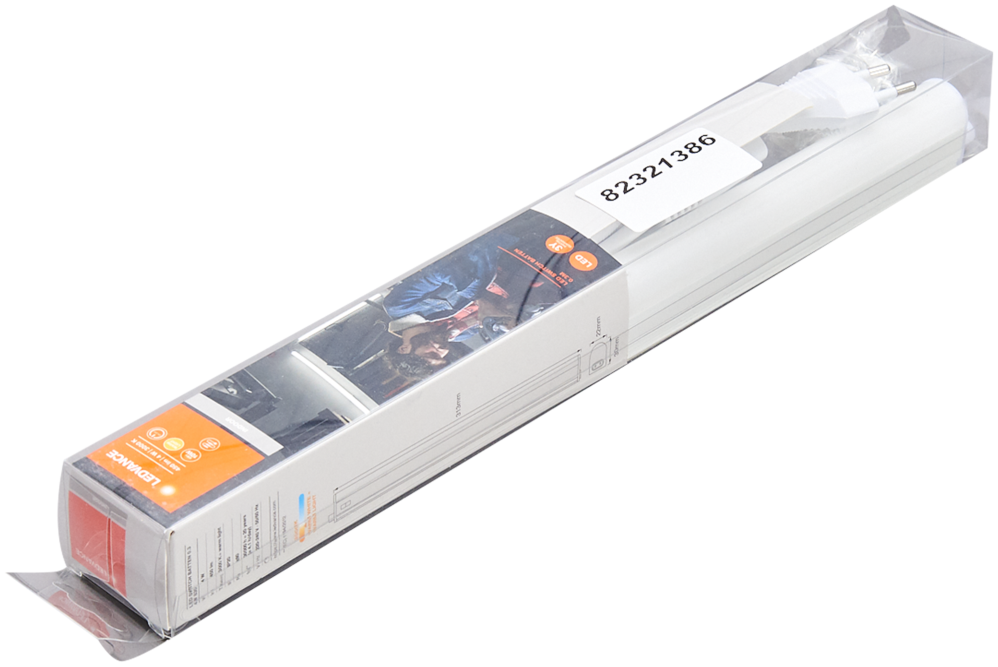 Светильник линейный светодиодный Ledvance LED Switch Batten 313 мм 4 Вт, теплый белый свет - фотография № 5