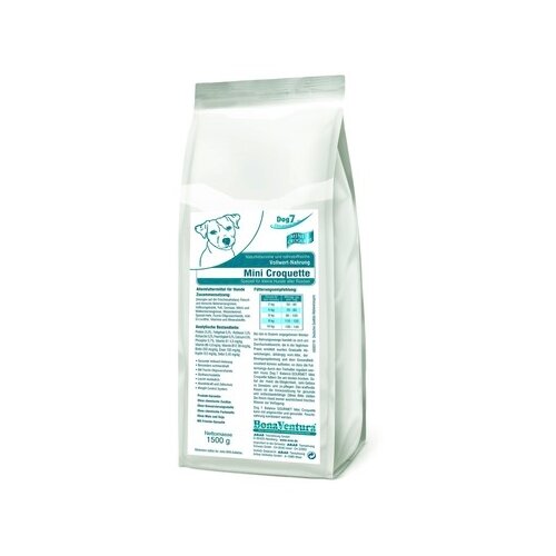 Сухой корм для собак BonaVentura говядина, курица 1.5 кг (для мелких и средних пород)