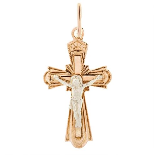 Подвеска крест из золота Золотник 4220
