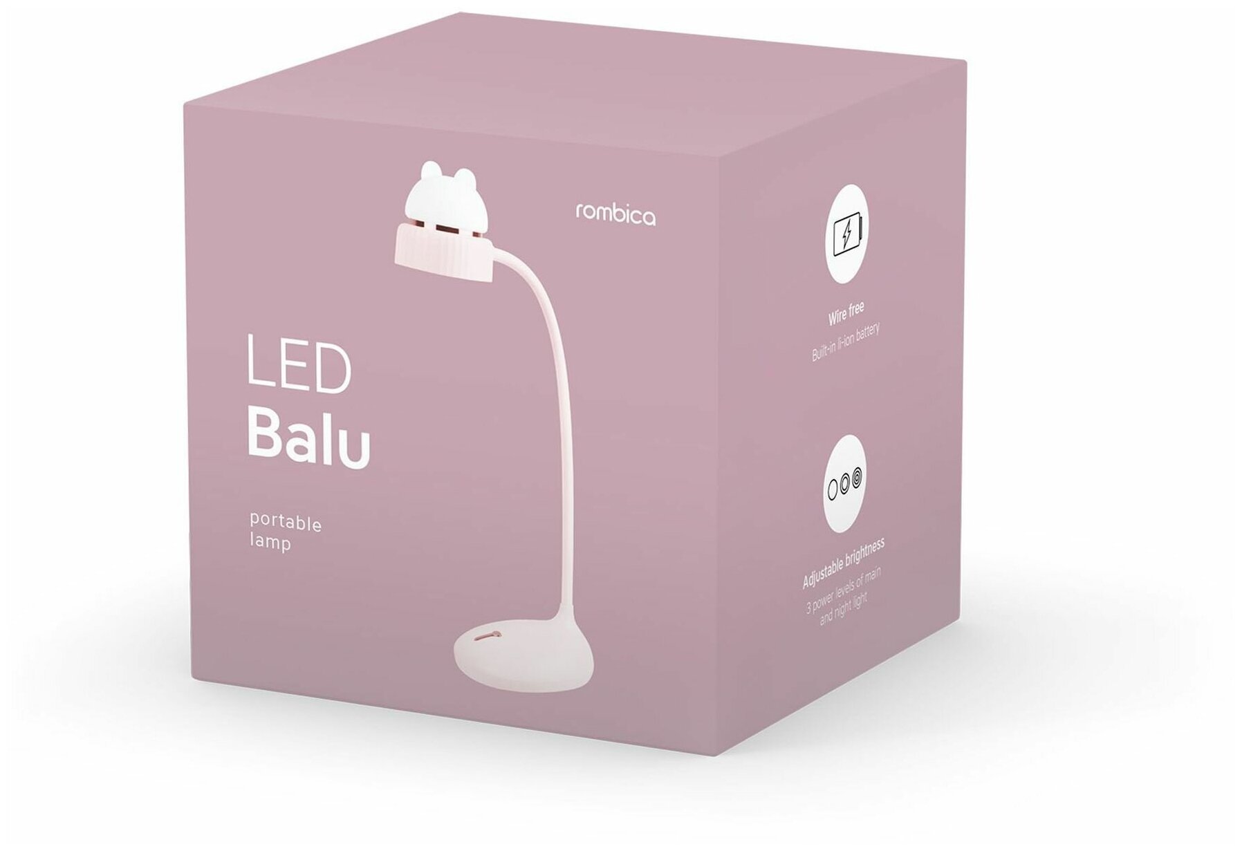 Настольная лампа со встроенным аккумулятором Rombica LED BALU - фотография № 5