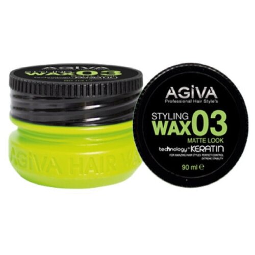 AGIVA Кератиновый Воск для волос Keratin Wax 03 матовый MATE LOOK 90 мл/