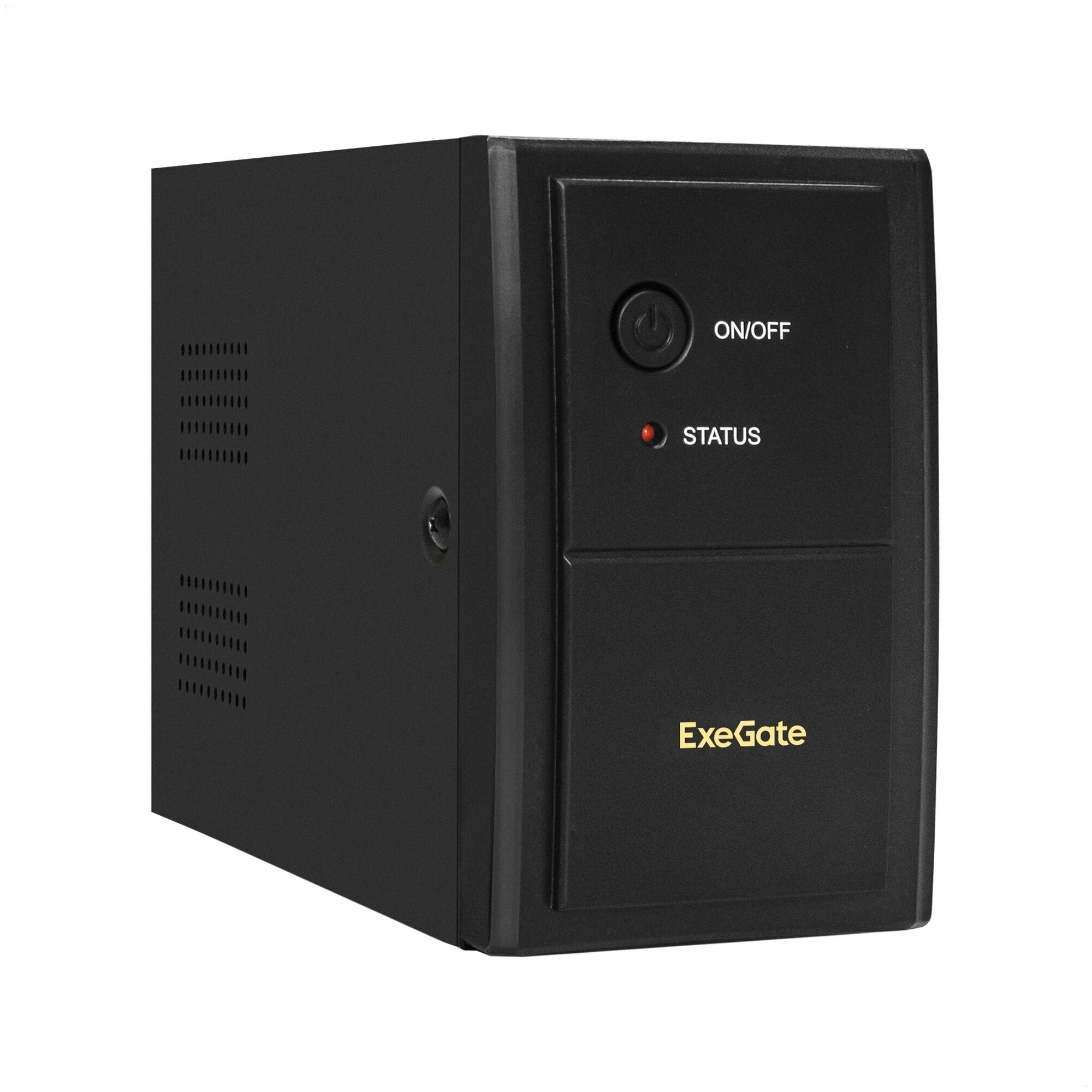 Exegate EX292774RUS ИБП ExeGate SpecialPro UNB-800. LED. AVR.4C13. RJ. USB (800VA/480W LED AVR 4*C13 RJ45/11 USB металлический корпус Black)