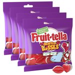 Жевательный мармелад Fruittella Hearts and kisses ассорти, 4 шт./уп., 100 г - изображение