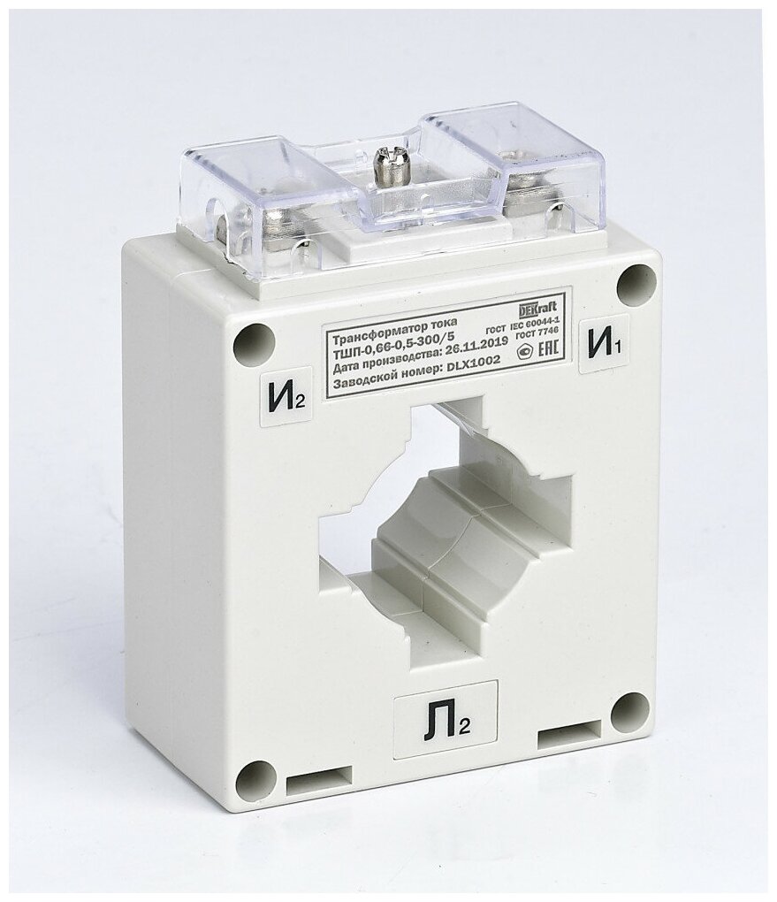 DEKraft Трансформатор тока ТШП-066 05S 500/5 5ВА диаметр 40мм DEKraft арт.50110DEK