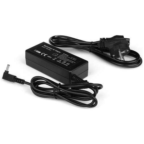 Зарядка (блок питания адаптер) для Asus EEE PC 1025C (сетевой кабель в комплекте)