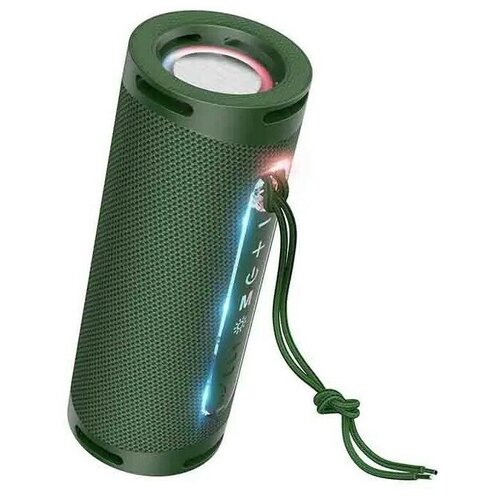 Портативная акустика HOCO HC9 Dazzling Bluetooth зеленый темный 6931474757838 125500₽
