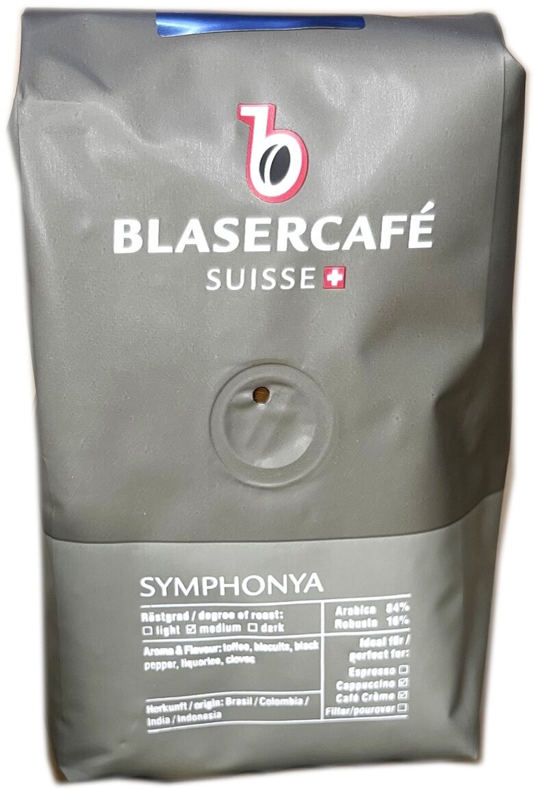 Кофе в зернах Symphony Blasercafe пачка 250гр