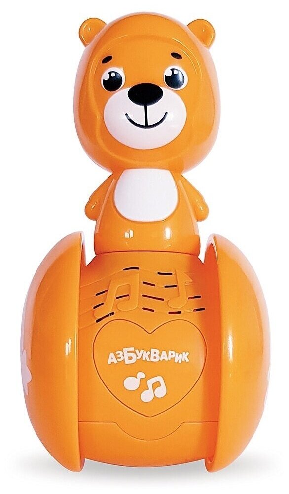Музыкальная игрушка Азбукварик Мишка (Музыкальные покатушки) (28360-9)