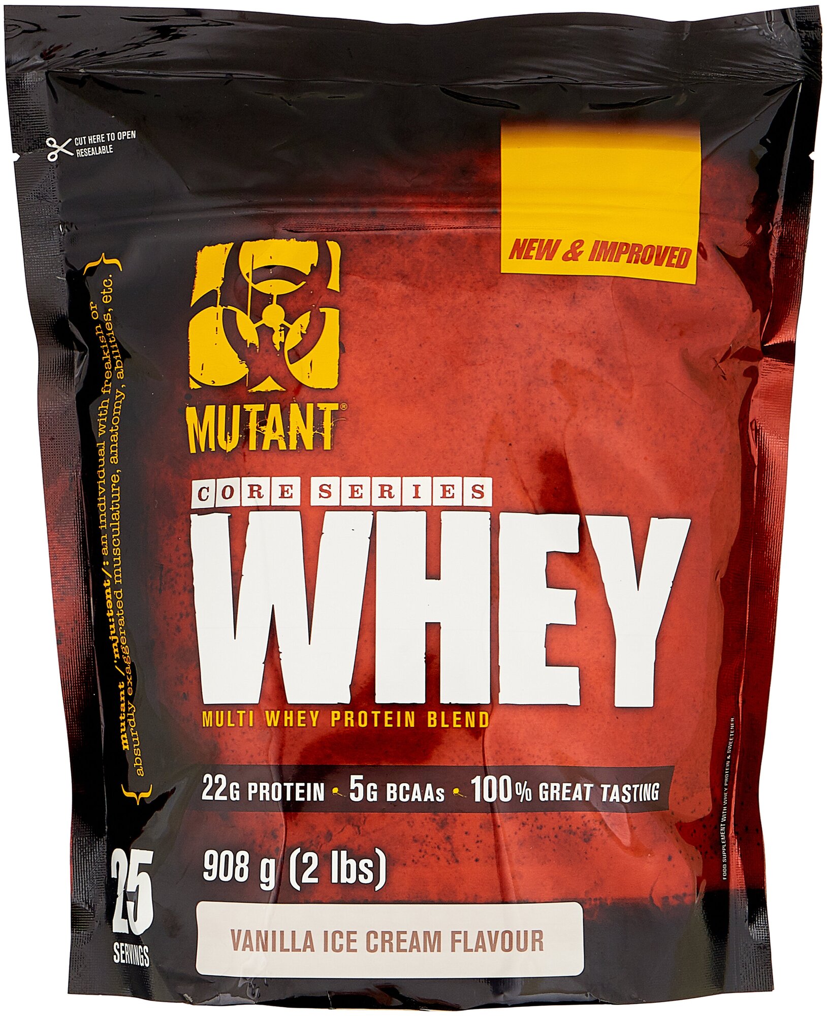  Mutant Whey 2lb Vanilla Ice Cream 908g ( )