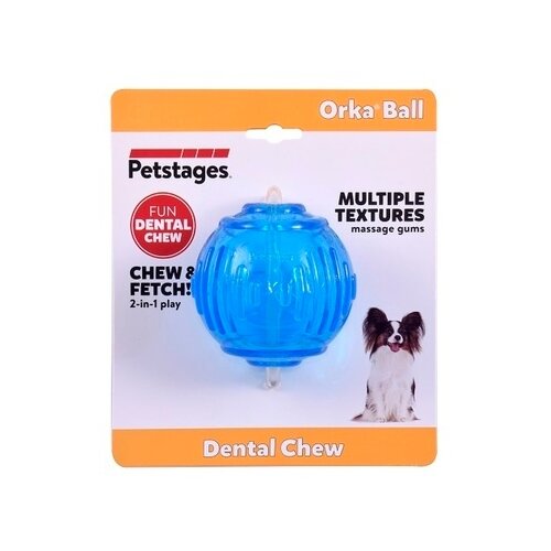 Petstages Игрушка для собак орка теннисный мяч,6 см | Orka Tennis Ball, 0,113 кг, 38936 (2 шт)