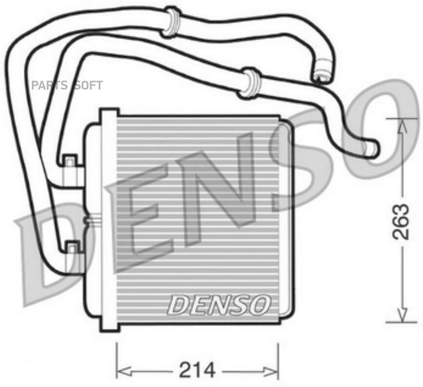 DENSO Радиатор отопителя [263x214]
