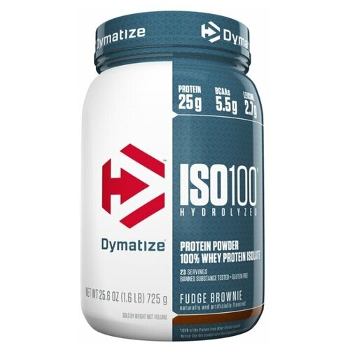 Протеин Dymatize ISO-100, 744 гр., помадка брауни