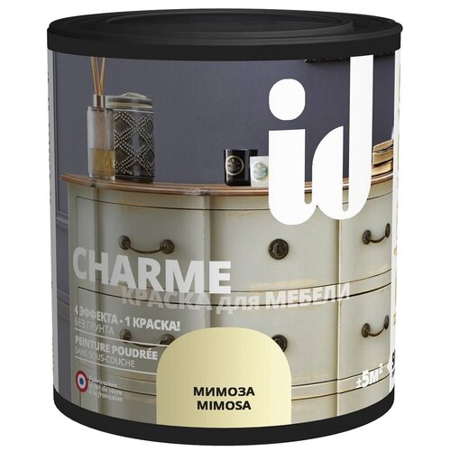Краска для мебели ID Charme цвет мимоза 0.5 л