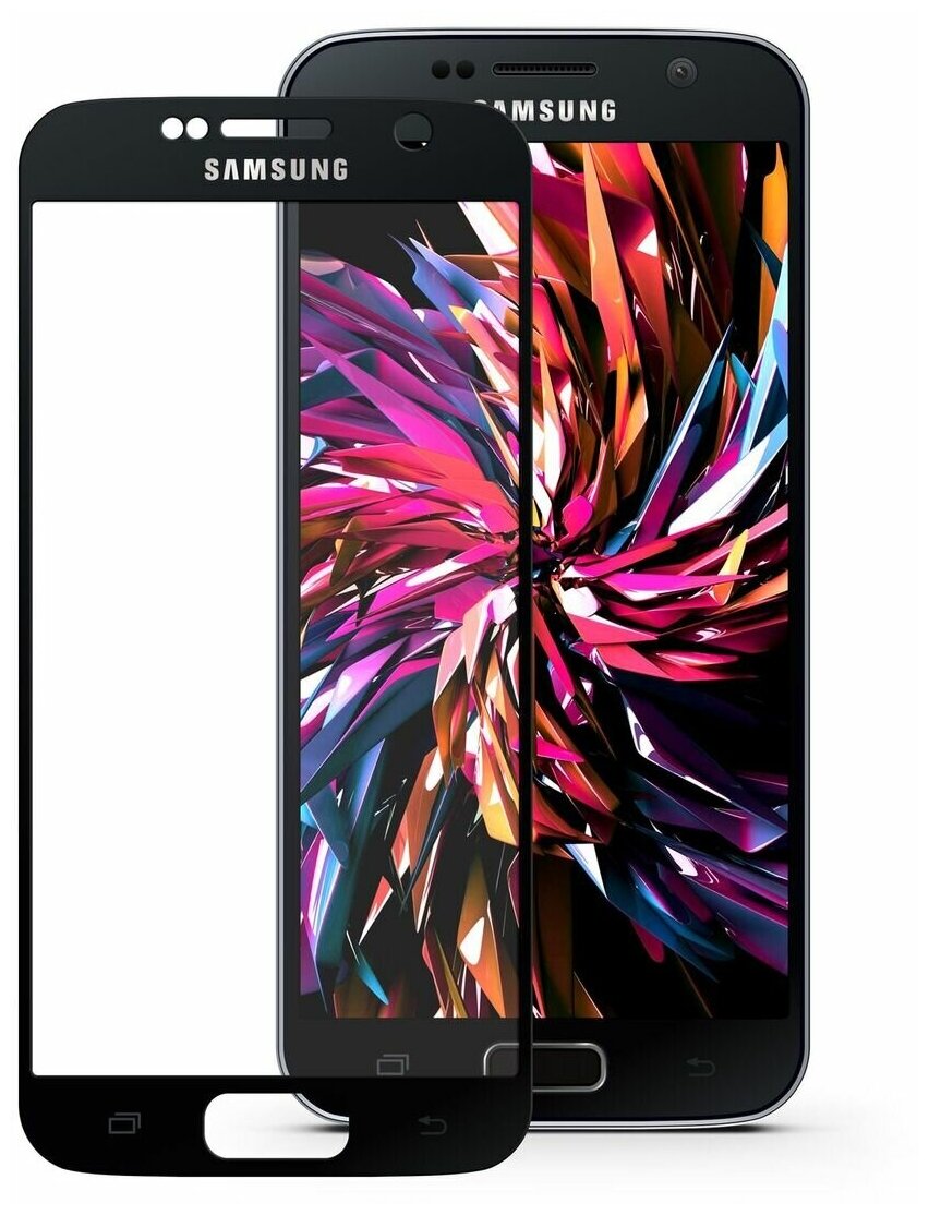 Защитное стекло Mobius для Samsung S7 3D Full Cover (Black)