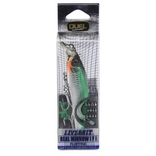 Воблер Duel F809-LSM Livebait Real Minnow воблер duel f821 sbs zombi minnow r847