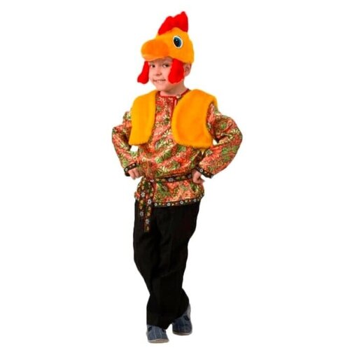 Костюм Батик, размер 116, желтый/красный костюм батик размер 116 красный