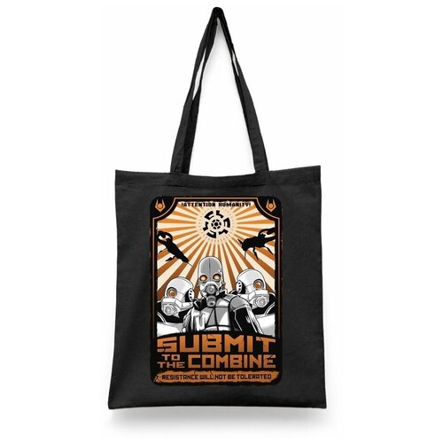 фото Сумка шоппер каждому своё, черный