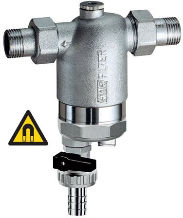 Фильтр FAR с магнит. вставками без манометра, 100мкм, НР-НР 1/2"