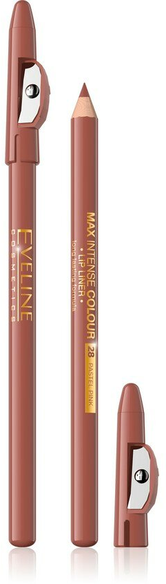 Eveline Cosmetics Контурный карандаш для губ Max Intense Colour, 28 Pastel pink