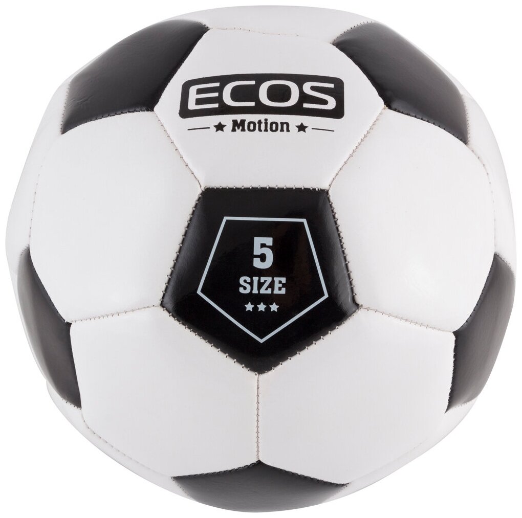 Мяч Футбольный (№5, 2 Цвет , Машин Строчка, Пвх) Ecos - фото №1