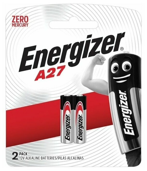 Элемент питания ENERGIZER A27 Alkaline (2бл)