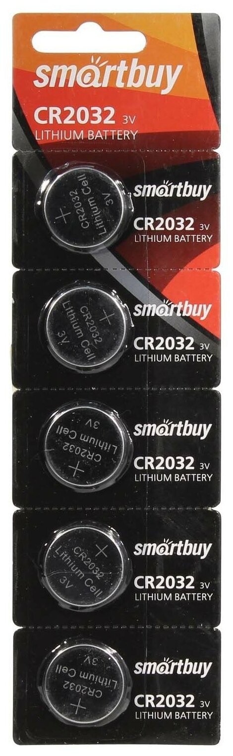 Батарейки Smartbuy CR2032/5B (SBBL-2032-5B) 5шт/уп