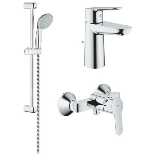 фото Душевой набор (гарнитур) grohe bauedge 122277 хром