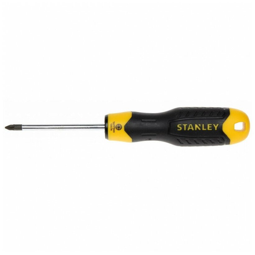 Отвертка крестообразный наконечник STANLEY Cushion Grip PZ1x75 мм