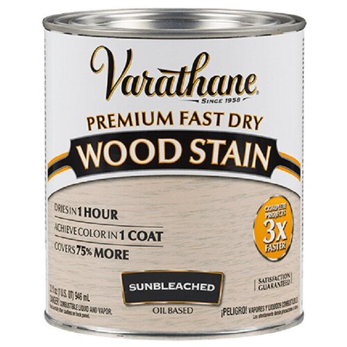 Морилка - Масло Для Дерева Varathane Premium Fast Dry Wood Stain Выбеленное Дерево 0,946л