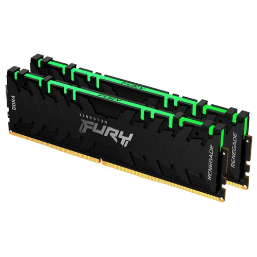 Модуль памяти Kingston KF432C16RBAK2/16 FURY Renegade RGB 16GB Kit (2x8GB), DDR4-3200, CL16 DIMM, 1Gx8