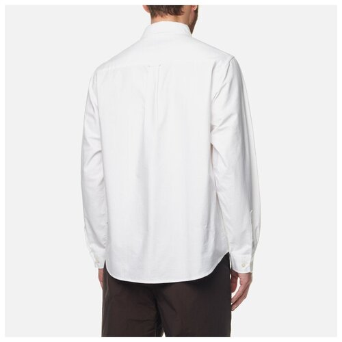 фото Мужская рубашка thisisneverthat oxford pocket белый, размер s