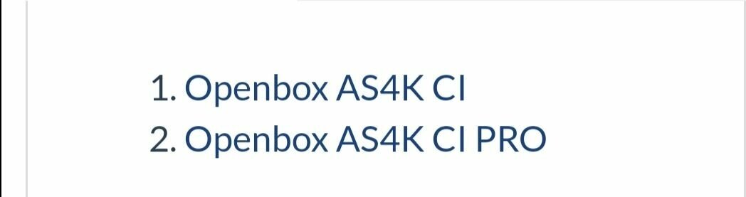 Пульт OPENBOX AS4K CI для приставки OPENBOX/опенбокс AS4K CI pro