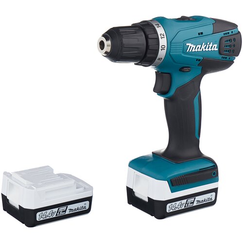 Аккумуляторная дрель-шуруповерт Makita DF347DWE дрель аккумуляторная makita df347dwe