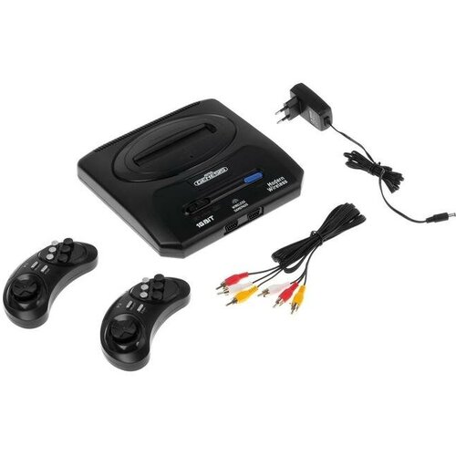 Retro Genesis Игровая приставка Sega Retro Genesis Modern Wireless,16 Bit, 2 беспр. джойст,170 игр, черная