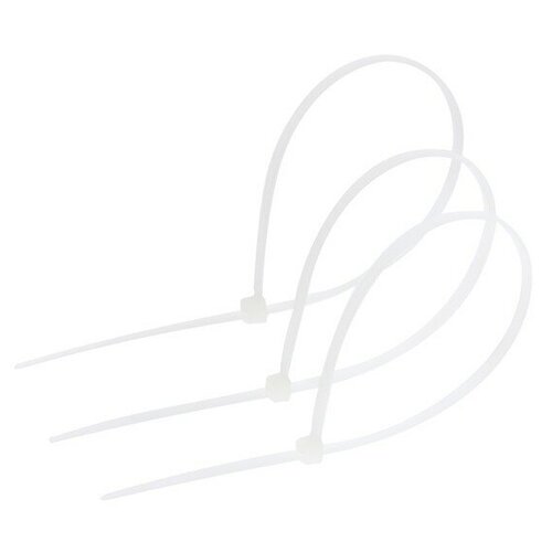 Хомут нейлоновый пластик 36х250 мм белый в упаковке 100 шт 351₽