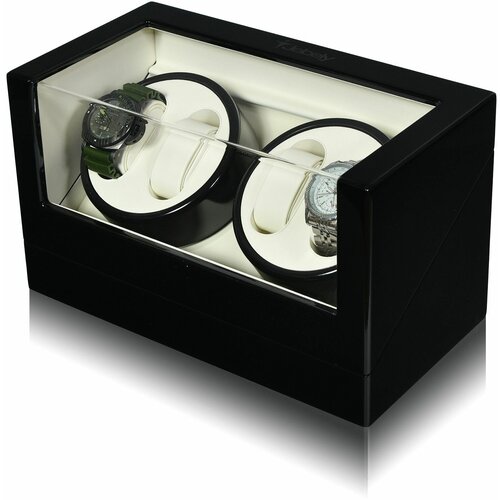 фото Шкатулка для автоподзавода 4-x часов jebely (виндер для завода часов, тайммувер)