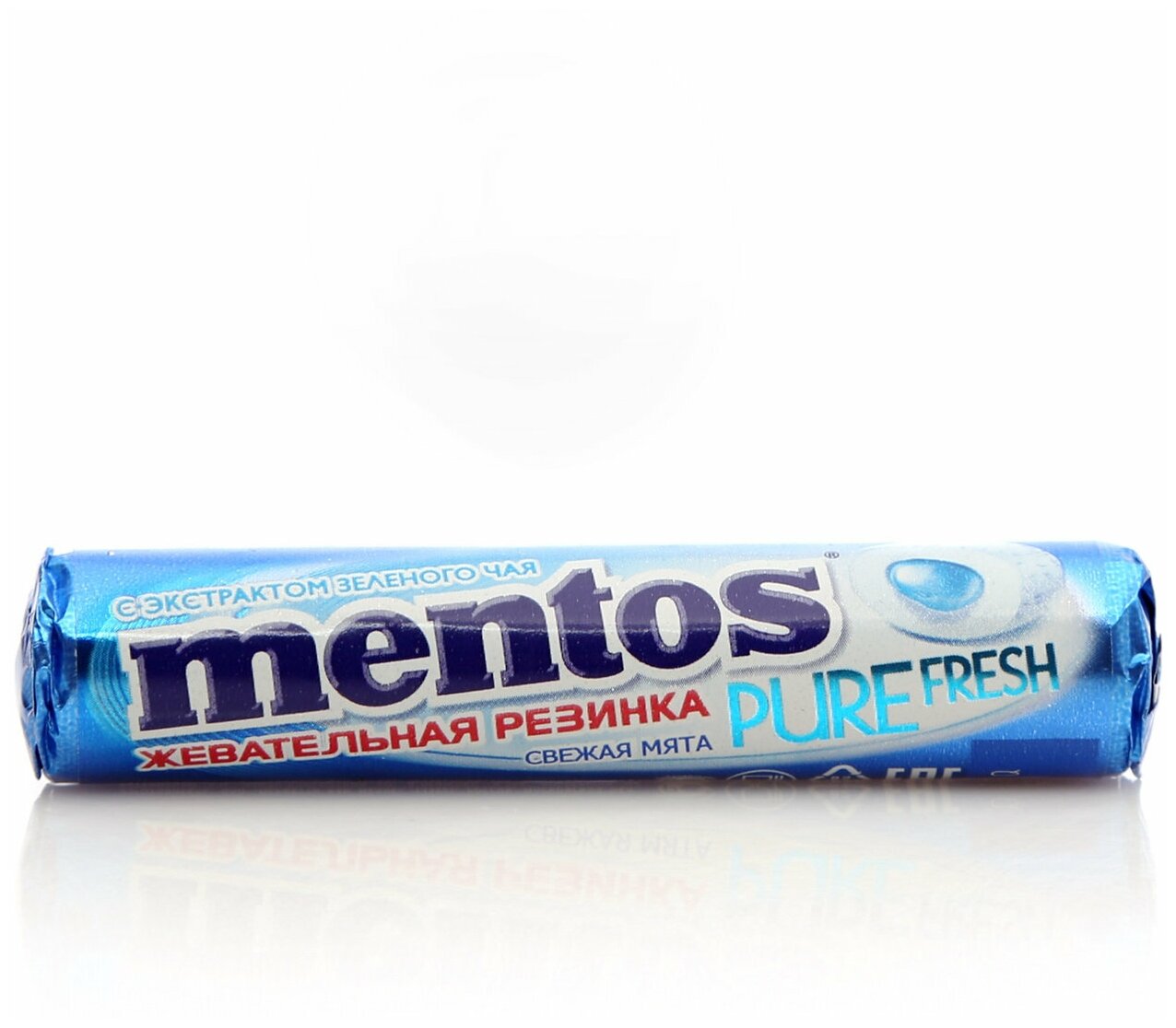 Жевательная резинка Mentos жидкий центр Мята ролл, 16г. - фотография № 8