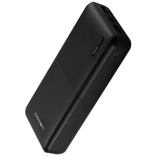 Аккумулятор внешний Crown CMPB-2000 черный 20000 mAh, Li-Pol, 2A, 2xUSB